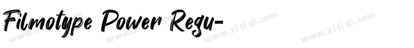 Filmotype Power Regu字体转换